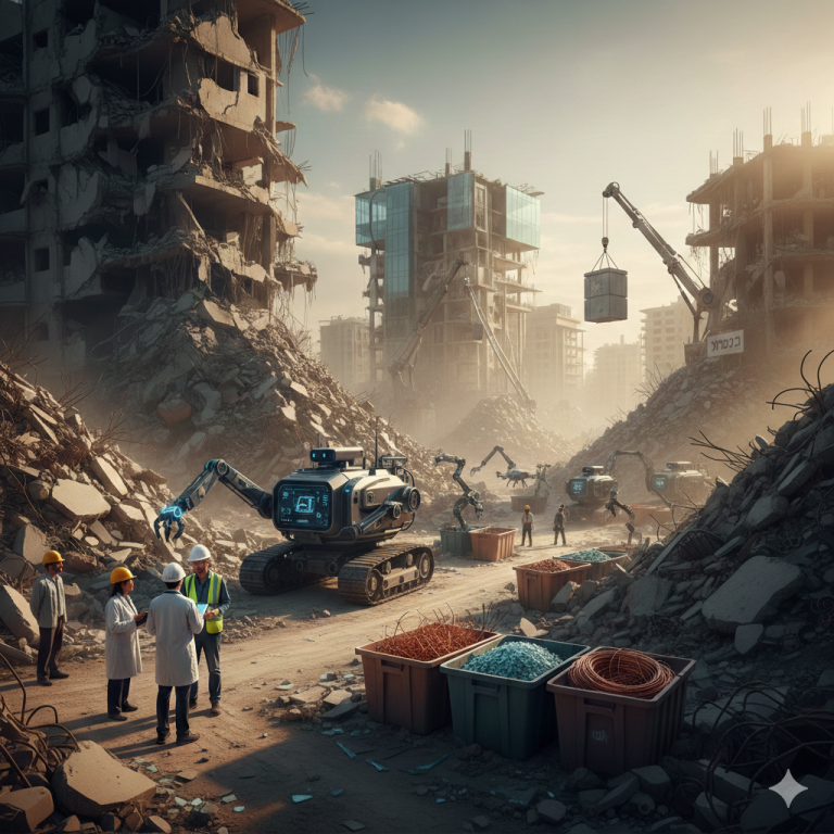 אוצר בין ההריסות: האם "כרייה אורבנית" תציל את שיקום הרצועה?