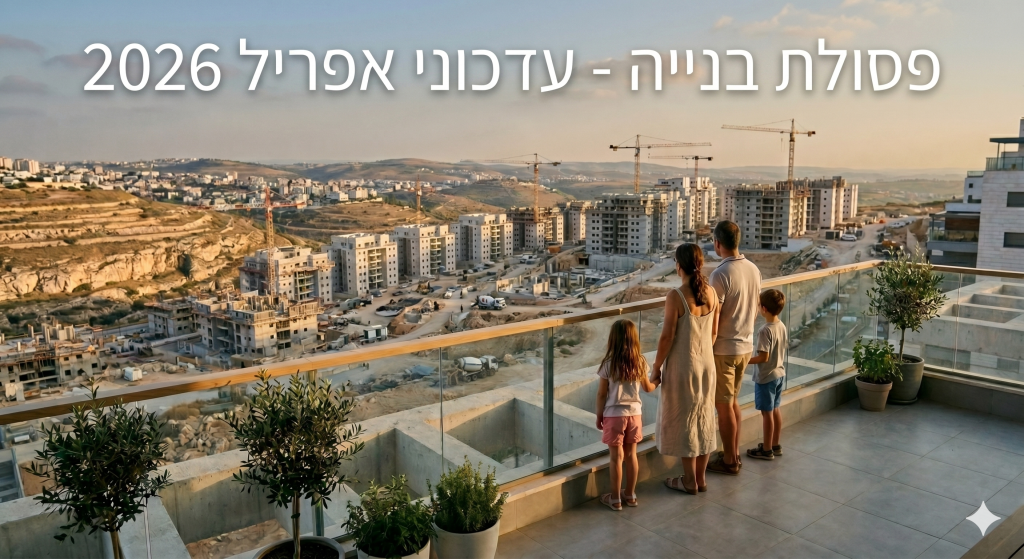 פסולת בנייה- עדכוני אפריל 2026